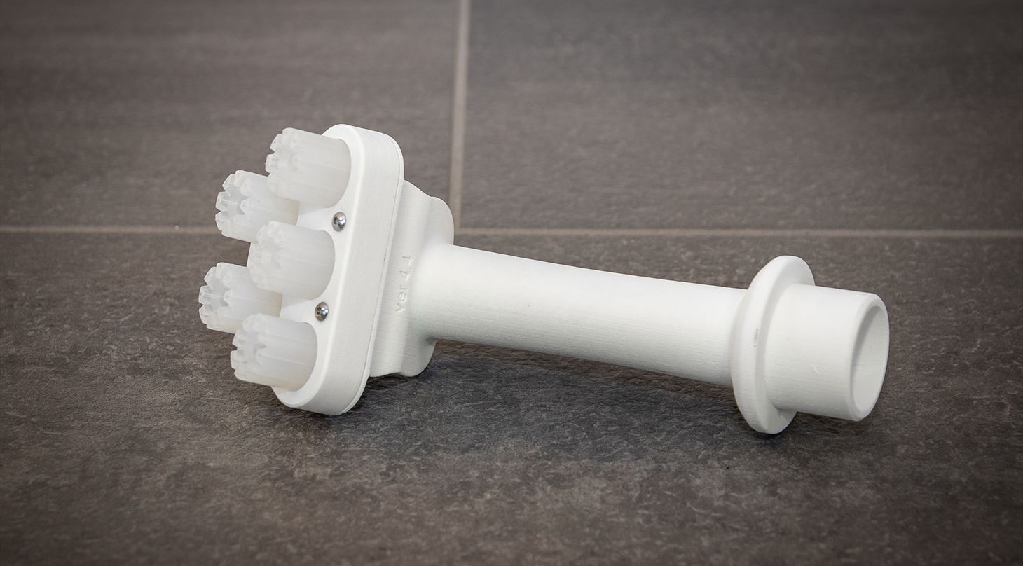 Hvidt h�ndtag til grise